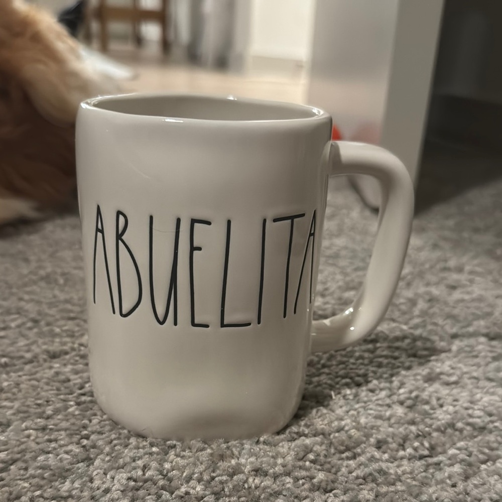 Rae Dunn - White Ceramic ‘Abuelita’ Mug